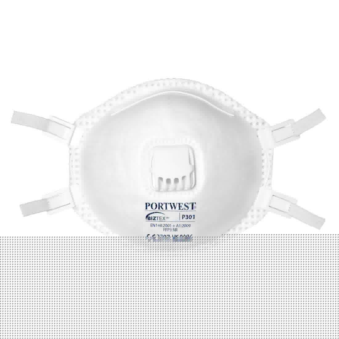 FFP3 Valved Respirator White (10 Pack)